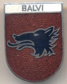 герб ембл.місто Балві (Латвія) ЕМАЛЬ/Balvi town,Latvia coat-of-arms enamel badge