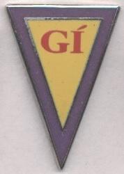 футбольний клуб ГІ Гьота (Фарери)2 ЕМАЛЬ / GI Gotu, Faroe football enamel badge