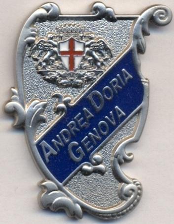 футбол.клуб Андреа Дорія (Італія)1 ЕМАЛЬ/Andrea Doria,Italy football replica pin