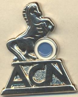 футбол.клуб Наполі (Італія) важмет / AC Napoli,Italy football replica2 pin badge