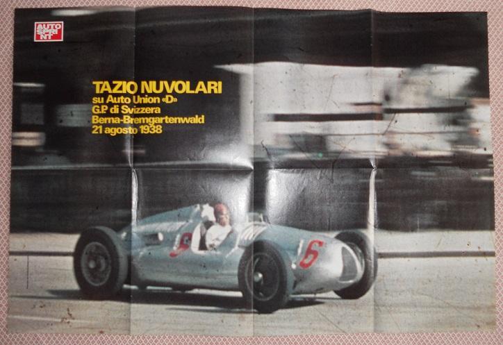 постер А1 формула-1 Таціо Нуволарі / F-1 Tazio Nuvolari,Italy, Auto Union poster