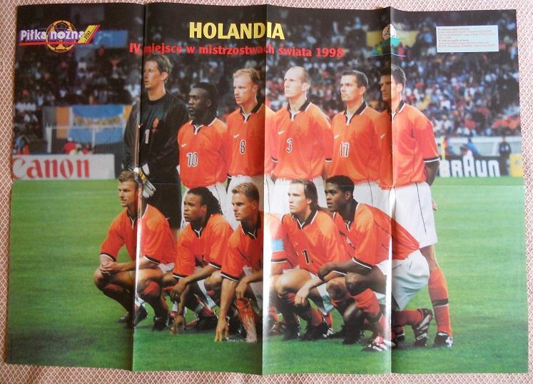 постер А1 футбол зб.Нідерланди/Хорватія 1998/Netherlands/Croatia football poster