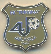 футбол.клуб Турбіна (Боснія) ЕМАЛЬ / Turbina Jablanica,Bosnia football pin badge