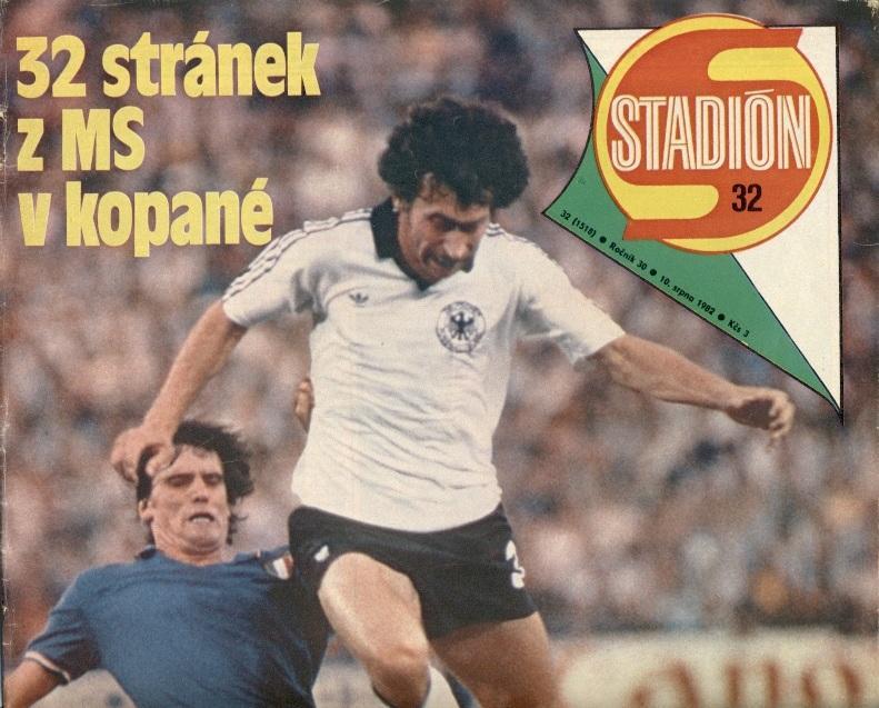 Футбол, Чемпіонат Світу 1982, спецвидання Стадион/Stadion World cup 1982 summary