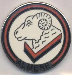 футбол.клуб Алмере Сіті (Нідерланди) ЕМАЛЬ /Almere City,Netherlands football pin