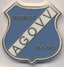 футбол.клуб Апелдорн (Нідерланди) ЕМАЛЬ/AGOVV Apeldoorn,Netherlands football pin