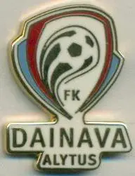 футбол.клуб Дайнава Алітус (Литва)1 ЕМАЛЬ /Dainava Alytus,Lithuania football pin