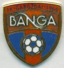 футбол.клуб Банга Гаргждай (Литва) ЕМАЛЬ / Banga Gargzdai,Lithuania football pin