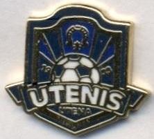 футбол.клуб Утеніс (Литва) ЕМАЛЬ / FK Utenis Utena, Lithuania football pin badge