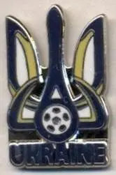 Україна,федерація футболу,№7 ЕМАЛЬ /Ukraine football federation enamel pin badge