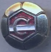 футбольний клуб Спартак Мос.(Рос.) алюміній №5 /Spartak Mos.,Rus. football badge