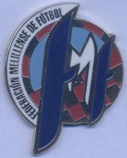 Мелілья, федерація футболу (не-ФІФА) ЕМАЛЬ/Melilla football federation pin badge