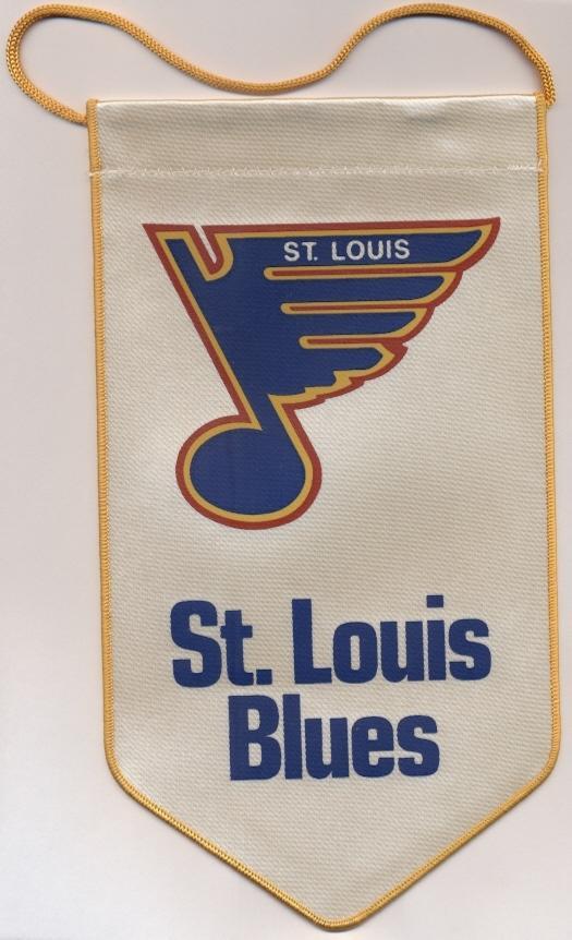 вимпел 26х14 хокей Сент-Луїс (НХЛ) офіц. / St.Louis Blues,NHL ice hockey pennant