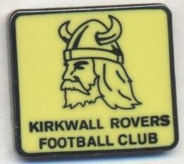 футбол.клуб Роверс(Шотландія) ЕМАЛЬ/Kirkwall Rovers,Orkney-Scotland football pin
