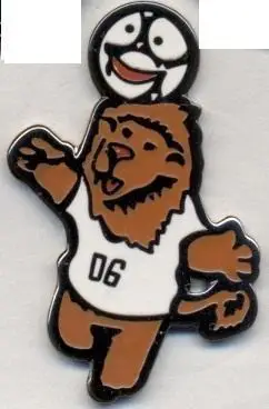 Чемп-т Світу 2006 (Німеч.)талісман ЕМАЛЬ/World cup 2006 Germany mascot pin badge
