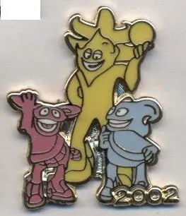 Чемп-т Світу 2002 (Японія-Корея) талісман ЕМАЛЬ /World cup 2002 mascot pin badge