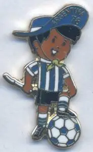 Чемп-т Світу 1978 (Аргентина) талісман ЕМАЛЬ/World cup 1978 Argentina mascot pin