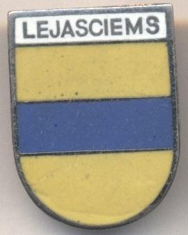 герб місто Леясциємс (Латвія) ЕМАЛЬ / Lejasciems town, Latvia coat-of-arms badge