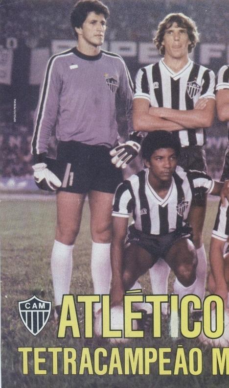 постер А3 футбол Атл.Мінейро (Бразилія) 1981 /Atl.Mineiro,Brazil football poster