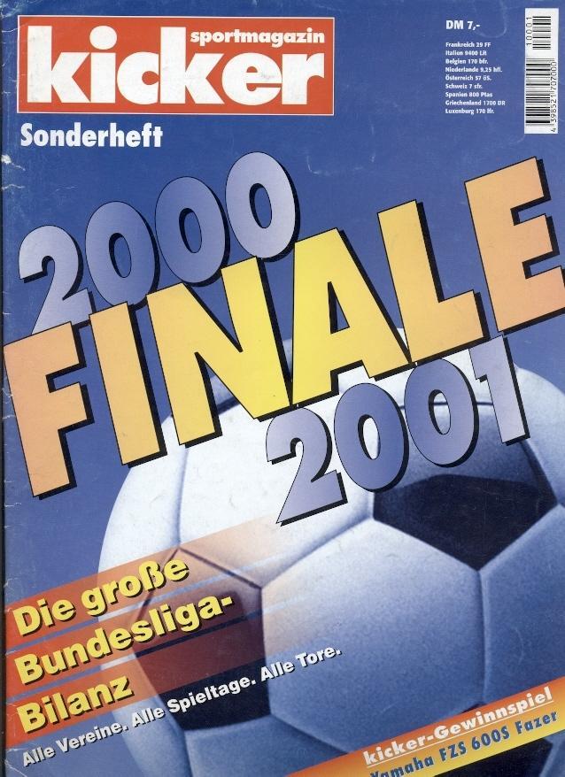 Німеччина, чемп-т 2000-01 резюме, спецвидання Кікер/Kicker Saison Bilanz summary