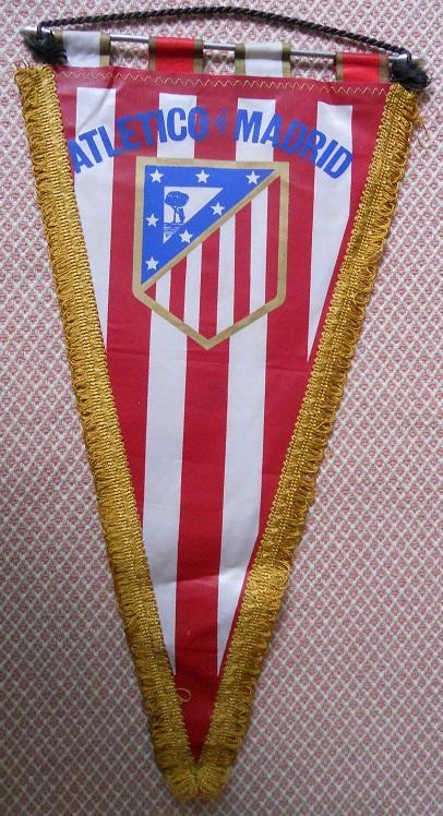вимпел 45х24 футбол Атлетіко Мадрид(Іспан/Atletico Madrid,Spain football pennant
