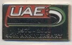 О.Арабські Емірати,федерація футболу,ювілей 40,ЕМАЛЬ/UAE football federation pin