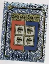 наклейка люмінесцент.футбол Кальярі(Італія)1 /Cagliari Calcio,Italy logo sticker