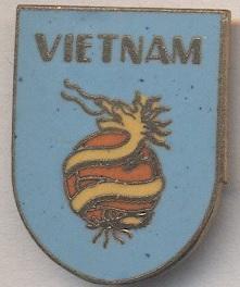 Південний В'єтнам,федерац.футболу, ЕМАЛЬ/South Vietnam football federation badge