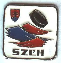 Словаччина, федерація хокею,№2 важмет / Slovakia ice hockey federation pin badge