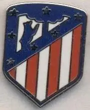 футбол.клуб Атлетіко Мадрид (Іспанія)2 ЕМАЛЬ /Atletico Madrid,Spain football pin
