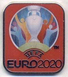 Чемпіонат Європи 2020 емблема3 ЕМАЛЬ / Euro 2020 football logo enamel pin badge