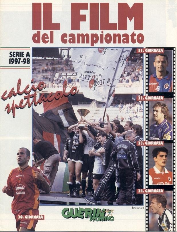 футбол - Італія чемпіонат 1997-98, колекція Guerin Sportivo Italy championship 2