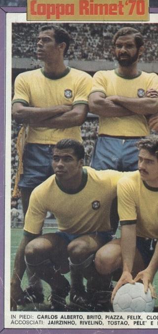 постер А3 футбол зб. Бразилія чемпіон 1970 /Brazil national football team poster