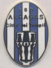 футбол.клуб Акрагас (Італія офіц. ЕМАЛЬ/ASD Akragas Agrigento,Italy football pin