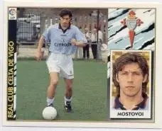 наклейка футбол Мостовой / Mostovoi, RC Celta Vigo,Spain football player sticker