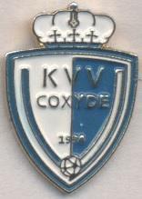 футбол.клуб Коксейде(Бельгія офіц.? важмет/KVV Coxyde,Belgium football pin badge