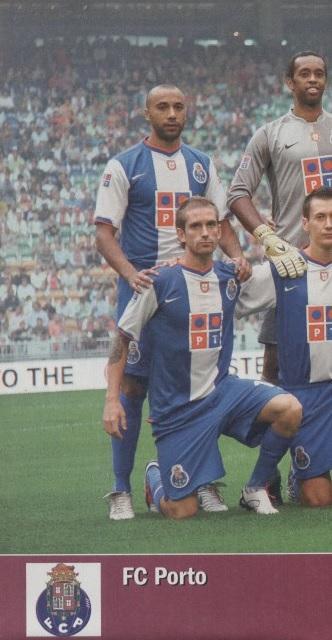 постер А4 футбол Порту (Португалія) 2006 / FC Porto, Portugal football poster