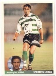 наклейка футбол Хаджі (Марокко) / M.Hadji,Sporting Lisbon,Morocco player sticker