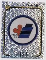 наклейка люмінесцентна футбол Піза (Італія) /Pisa SC,Italy football logo sticker