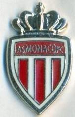 футбол.клуб Монако (Франція)3 ЕМАЛЬ / AS Monaco,France football enamel pin badge