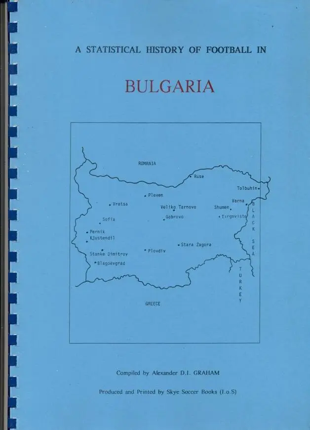 книга Болгарія підсумки чемп-тів,вся історія /Bulgaria football ch.ships history