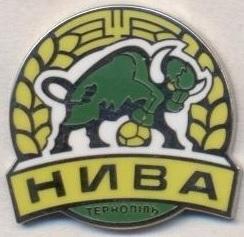 футбол.клуб Нива Тернопіль (Україна)1 ЕМАЛЬ / Nyva Ternopil,Ukraine football pin