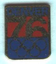 Олімпіада 1976 (Денвер,не відбулася)*офіц. важмет/Olympics 1976 Denver pin badge