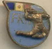 Румунія, гандбол, федерація,офіц. ЕМАЛЬ/Romania handball federation enamel badge