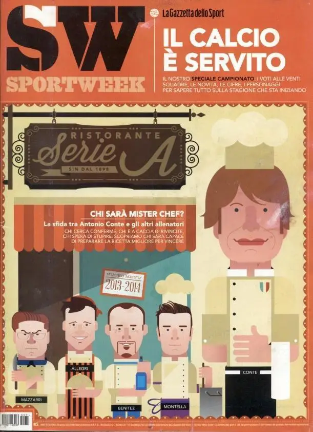 Італія, чемпіонат 2013-14,спецвидання Gazzetta dello Sport Serie A Italy preview