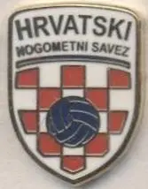 Хорватія, федерація футболу№5 ЕМАЛЬ/Croatia football federation enamel pin badge