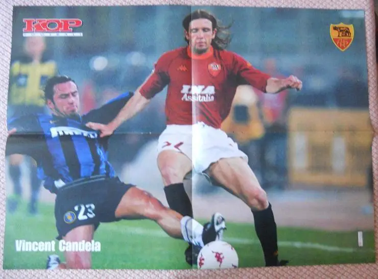 постер А2 футбол Венсан Кандела (Франція /Vincent Candela,France football poster