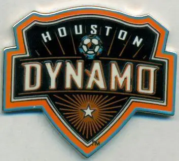 футбол.клуб Х'юстон Динамо(США офіц.ЕМАЛЬ/Houston Dynamo,USA football-soccer pin