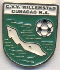 футбол.клуб Віллемстад (Кюрасао важмет/CVV Willemstad,Curacao football pin badge