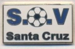 футбол.клуб Санта-Крус (Кюрасао) ЕМАЛЬ /SV Santa Cruz,Curacao football pin badge